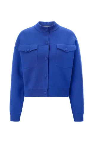 Rich & Royal - Bomber Jacket cobalt aura - Gr. - S