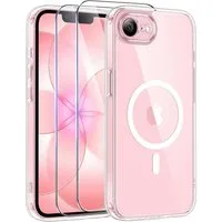SmartUP Smartphone-Hülle + 2X Schutzglas für iPhone 17e MagSafe Panzerglas Panzerfolie Case 9H 6,1 Zoll, kompletter Rundumschutz, MagSafe-Technologie