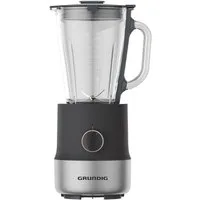 Grundig Standmixer SM 6430, 800 W, 1,5 L, 4 Edelstahlklingen, Pulsfunktion, Messskala, Glasbehälter