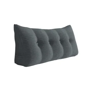 Vercart Rückenkissen, Grau, Textil, Füllung: Hohlfaser, Dreieckig, 50x120 cm, Hergestellt in Europa, Wohntextilien, Kissen, Rückenkissen
