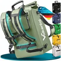 Valkental Fahrradtasche Gepäckträgertasche, Rucksack und Umhängetasche, 3in1 - wasserdicht & reflektierend 25 L