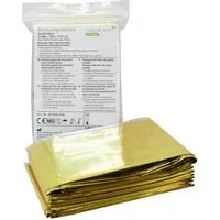 Medi-Inn Erste-Hilfe-Set Rettungsdecke Rettungsfolie, 160 x 210 cm, gold/silber, (3 St)