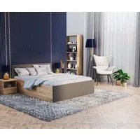thematys Stauraumbett mit Bettkasten & Lattenrost – Polsterbett 120x200–180x200 – (Optional mit 28 cm H3/H4 Taschenfederkern oder 23 cm Taschenfederkern-Matratze H2, hydraulisches Stauraumbett)