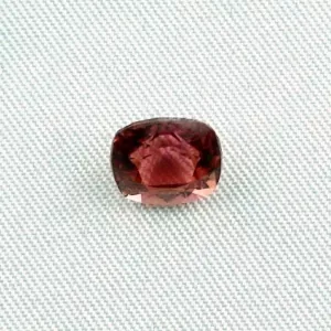 1,96 ct Turmalin Rubellit Edelstein Kissenschliff Roter Schmuckstein