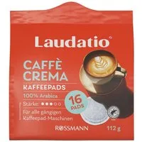 LAUDATIO Kaffee Caffè Crema, 16 Kaffeepads