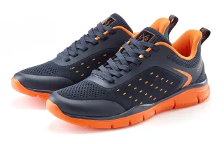 John Devin Sneaker "Schnürschuh, Freizeitschuhe, Schnürhalbschuhe, Halbschuh, Turnschuh" im sportiven Look mit farbiger Sohle VEGAN