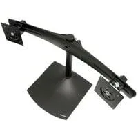 DS100 Dual Monitor Desk Stand, Standfuß schwarz