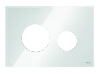 Tece loop Blende für WC-Betätigungsplatte Glas weiß glänzend, 9240671 9240671