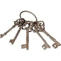 Figuren Shop GmbH Dekoobjekt Mittelalter Schlüsselbund - Dungeon Keys - Fantasy Dekoration