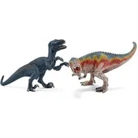 Schleich® Spielfigur Dinosaurier, T-Rex & Velociraptor 2-Pack