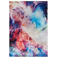 Mazovia Designteppich Modern Teppich für Wohnzimmer, Schlafzimmer, Esszimmer, 80 x 150 cm, Kurflor, Waschbar in Waschmaschine, Höhe 5 mm, Rutschfest