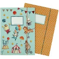 PAPIERDRACHEN Schulheft 2 Schulmappen - Postmappen Set