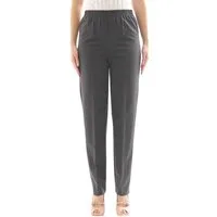 YESET Schlupfhose Damen Hose Schlupfform warme Wolle Schlupfhose Dehnbund Bügelfalte