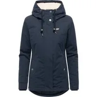 Ragwear Kurzmantel Alvena YOUMODO Wasserdichter Damen Mantel mit verstellbarer Kapuze