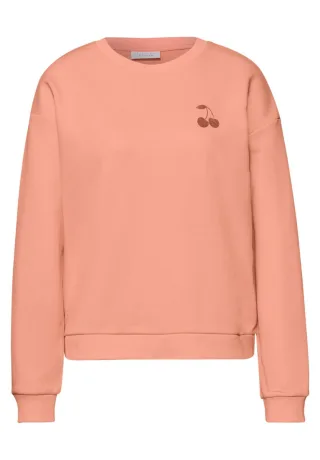 Street One - Sweatshirt mit Backprint orange - Gr. - 36