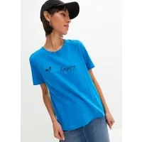 bonprix T-Shirt bequeme Passform, Kurzarm, mit Rundhalsausschnitt