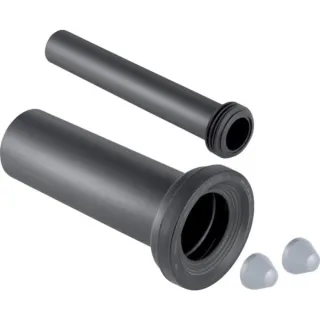 Geberit PE Anschlussgarnitur für Wand-WC, Durchmesser: 11 cm, Länge: 30 cm