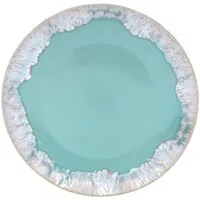 Costa Nova Teller Taormina Aqua, Speiseteller, 27 cm, Casafina, (1 St), Hohe Brenntemperaturen, porenfrei hygienisch, wärmeschockbeständig
