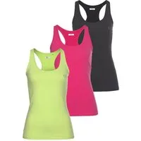 H.I.S Tanktop (Packung, 3er-Pack) Softer Feinripp mit elastischer Baumwolle für hohen Tragekomfort