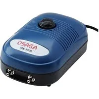 Osaga Aquarium-Durchlüfterpumpe Osaga Membranbelüfter regelbar MK Serie Teichluftpumpe, (Komplett-set)