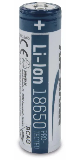 ANSMANN LiIon-Akku 1307-0001, 18650, 1S1P, 3,7 V/3500 mAh