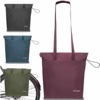 otinga Fahrradtasche - Shopper, Moderne Einkaufstasche, wasserdichte Fahrradtasche, Kompakte Schultertasche in Rot, 14L