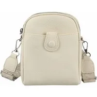 ITALYSHOP24 Schultertasche Damen Tasche Minibag Umhängetasche Geldbörse Handytasche Crossover, Brusttasche Bodybag Crossbody Hüfttasche Clutch leicht Gewicht