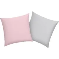 OTTO home Kissenbezug DESNER2 100% Microfaser, extra weich, allergikerfreundlich, (2 Stück), uni Kissenhülle in Wendeoptik, schnell trocknend, pflegeleicht