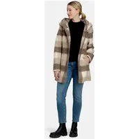 Amber & June Kurzjacke Damen mit Kapuze