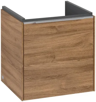 Villeroy & Boch Subway 3.0 Waschbeckenunterschrank, 1 Tür, 423 x 432 x 361,5 mm, Kansas Oak / Kansas C58100RH