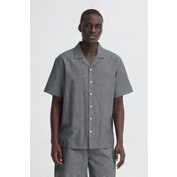 Blend Leinenhemd BHAban Cuba Linen Mix Leichtes Kurzarmhemd aus Baumwoll-Leinen-Mix