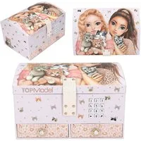Depesche Schmuckkasten DEPESCHE TOPModel Schmuckkästchen CAT LOVE mit Code und Sound rosé