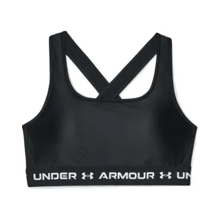 Under Armour Heategear ärmellose schwarzer Crossback Womens Sport Bra 1362612 001