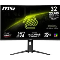 MSI MAG 321CUPDF Curved-Gaming-Monitor (80 cm/32 ", 3840 x 2160 px, 4K Ultra HD, 0,5 ms Reaktionszeit, 160 Hz, Rapid VA)