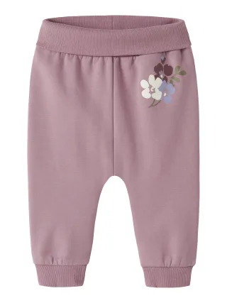 NAME IT - NBFVRILLIE SWEAT PANT BOX BRU Lilas - Gr. - 62