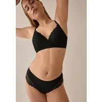 Naturana Bügelloser BH The Friday (1-tlg) mit Spitze, feminin, bequem, weich, ohne Bügel, verstellbare Träger