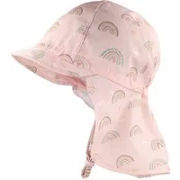 MAXIMO Fischerhut MINI GIRL-Schildmütze, Druck, Nackenschutz, Futter, Bindeband (1-St)