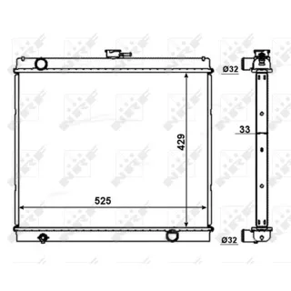 NRF Motork?hler gel?tet 56016