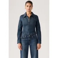 Levi's® Jeansjacke STRETCH FITTED TRUCKER mit stylischem Hemdkragen