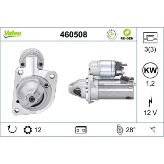 Valeo Starter 1,2 kW Ford Volvo 460508