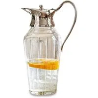 Mirabeau Wasserkaraffe Krug Braux klar/silber
