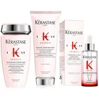 Kérastase Haarpflege-Set Genesis Strength Ritual – Kräftigendes Haarpflege Trio, 3-tlg., Anti-Haarbruch & Ant-Haarausfall Pflege