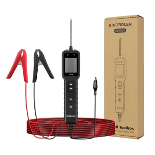 KINGBOLEN ECT300 Auto Electric Circuit Tester 0v-80v Resistance test Component Oscilloscope Probe Kit LED Display Multim
