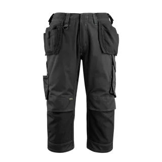 MASCOT Lindau Dreiviertel-Hose mit Hängetaschen UNIQUE Schwarz 49 - 14449-442-09-C49