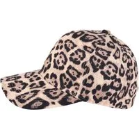 MIRROSI Baseball Cap Damen Cap aus reinem Baumwolle mit Shirm LOVE Leopard (Kappe, Outdor Cap, Feldmütze) Atmungsaktiv, Einheitsgröße