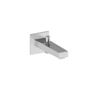 VitrA Minimax Square Wanneneinlauf mit Brauseabgang Ausladung Auslauf 17 cm Chrom,A43595EXP A43595EXP