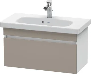 Duravit DuraStyle Waschtischunterbau wandhängend Basalt & Weiß Matt 730x368x398 mm - DS639904318 DS639904318