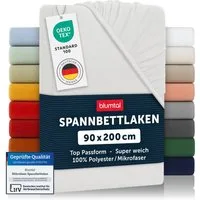 Blumtal Spannbettlaken Bettlaken aus Mikrofaser, Mikrofaser, Gummizug: rundum, (2 Stück)