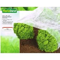 Florabest Gartenvlies Pflanzen Vlies Frühbeet Jungpfanzen Garten Schutz Vögel Frost 10x1,5m, Schützt zuverlässig vor Frost, Hagel, Wind und Vögeln