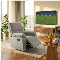 Home affaire Relaxsessel LANNOY, TV-Sessel, elektr. o. manuelle Relaxfunktion, USB A/C, Sessel mit Liegefunktion 105°-150°, Federkernpolsterung
